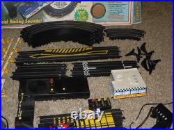 Vintage TYCO 1992 Super Sound Racing Slot Cars Race Track Set Box Near COMPLETE