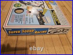 Vintage TYCO 1992 Super Sound Racing Slot Cars Race Track Set Nice Box