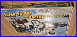 Vintage TYCO 1992 Super Sound Racing Slot Cars Race Track Set Nice Box