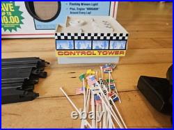 Vintage TYCO 1992 Super Sound Racing Slot Cars Race Track Set Nice Box