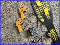 Vintage TYCO A-Team Slot Car Action Race Track 1983 Mr T Cars Great Condition