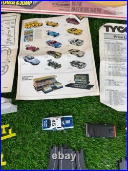 Vintage TYCO A-Team Slot Car Action Race Track 1983 Mr T Cars Great Condition