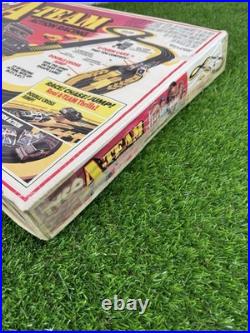 Vintage TYCO A-Team Slot Car Action Race Track 1983 Mr T Cars Great Condition