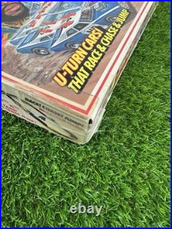 Vintage TYCO A-Team Slot Car Action Race Track 1983 Mr T Cars Great Condition
