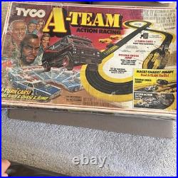 Vintage TYCO A-Team Slot Car Action Race Track BOX ONLY
