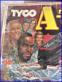 Vintage TYCO A-Team Slot Car Action Race Track BOX ONLY