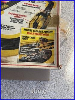 Vintage TYCO A-Team Slot Car Action Race Track BOX ONLY