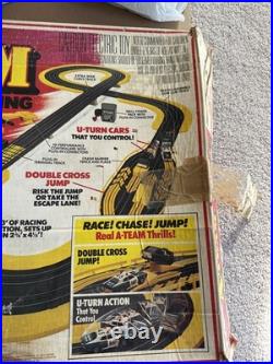 Vintage TYCO A-Team Slot Car Action Race Track BOX ONLY