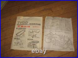 Vintage TYCO Night Glow Empire Track With Box. No Cars