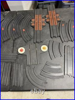 Vintage TYCO Slot Car Track Curves Straights Lap Counter Lot
