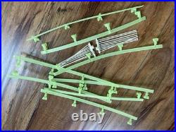 Vintage TYCO Super Duper Double Looper With Night Glow Slot Car Track (2) Cars