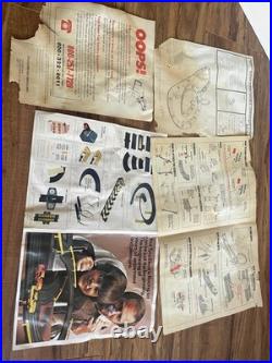 Vintage TYCO Super Duper Double Looper With Night Glow Slot Car Track (2) Cars