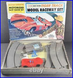 Vintage Tiger Track Model Raceway Set 1/32 Slot Car SEALED 1960s