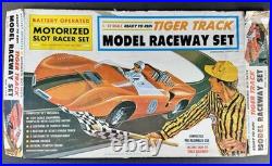 Vintage Tiger Track Model Raceway Set 1/32 Slot Car SEALED 1960s