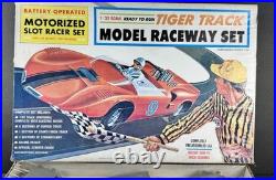 Vintage Tiger Track Model Raceway Set 1/32 Slot Car SEALED 1960s