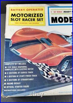 Vintage Tiger Track Model Raceway Set 1/32 Slot Car SEALED 1960s
