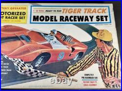 Vintage Tiger Track Model Raceway Set 1/32 Slot Car SEALED 1960s
