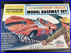 Vintage Tiger Track Model Raceway Set 1/32 Slot Car SEALED 1960s