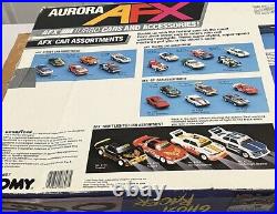 Vintage Tomy Aurora AFX Ghost Racer Slot Car Set 1987 Corvette Complete Tested