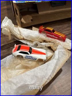 Vintage Tyco 2-in-1 Racing Slot Car Race Track Set NEW Bonus Drag Strip 4 Cars