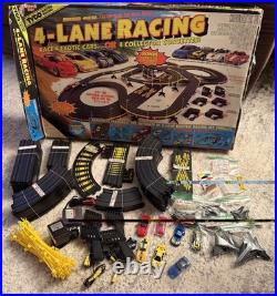 Vintage Tyco 4-Lane Racing Electric Slot Track-100% Complete! NEW OPEN BOX