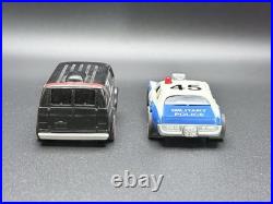 Vintage Tyco A-Team Action Racing, HO Slot Car Set. Extended Track Included