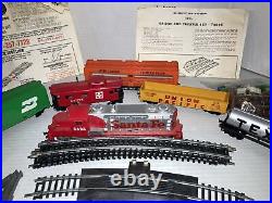 Vintage Tyco Box Car Trains Ho Scale Plus Tyco Power Pack & Tracks Lot Mint