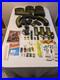 Vintage Tyco Cliffhangers Night Glow HO Car Slot Set With Cars + Extras + Parts