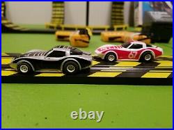 Vintage Tyco HO Scale Daredevil Cliff Hangers Slot Car Race Track Set Complete