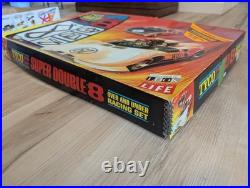 Vintage Tyco HO Scale Track Super Double 8 Over & Under Racing Set W. / Cars NICE