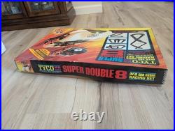 Vintage Tyco HO Scale Track Super Double 8 Over & Under Racing Set W. / Cars NICE