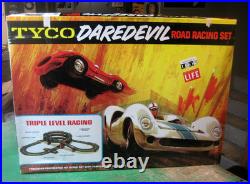 Vintage Tyco HO slot car S-6971m DareDevil Road Racing Set Tested & Complete