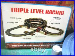 Vintage Tyco HO slot car S-6971m DareDevil Road Racing Set Tested & Complete