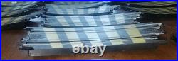 Vintage Tyco Ho Scale Slotcar Track And Accessories, Glow In Dark Guardrails