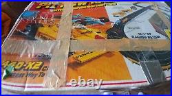 Vintage Tyco Magnum 440-X2 Pit Row Racing With Cars