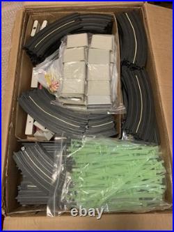 Vintage Tyco Nite Glow Empire 1000 Electric Racing Track And 8 Working Slot Cars