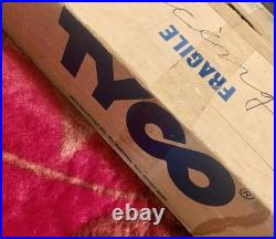 Vintage Tyco Nite Glow Empire 1000 Electric Racing Track And 8 Working Slot Cars