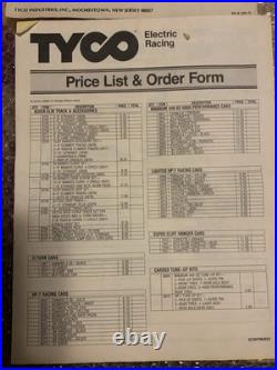 Vintage Tyco Nite Glow Empire 1000 Electric Racing Track And 8 Working Slot Cars