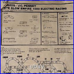 Vintage Tyco Nite Glow Ho Scale Racing Set P66220 Slot Cars Tested Works
