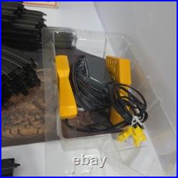 Vintage Tyco Racing Warriors Battle Of The Car Crusher Slot Car Race Track! READ