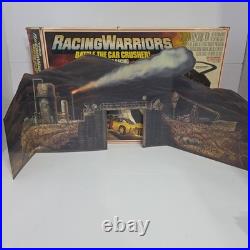 Vintage Tyco Racing Warriors Battle Of The Car Crusher Slot Car Race Track! READ