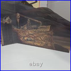 Vintage Tyco Racing Warriors Battle Of The Car Crusher Slot Car Race Track! READ