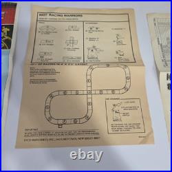 Vintage Tyco Racing Warriors Battle Of The Car Crusher Slot Car Race Track! READ