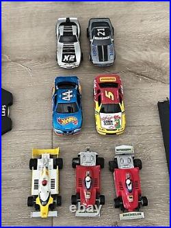 Vintage Tyco Slot Car Track, Pro Racing Center, Power Packs, Controllers & Cars