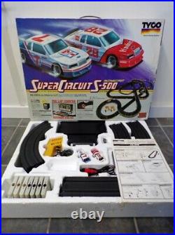 Vintage Tyco Super Circuit S-500 Super Stockers Race Set Slot Car Track MIB AFX