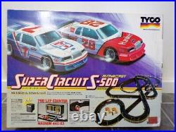 Vintage Tyco Super Circuit S-500 Super Stockers Race Set Slot Car Track MIB AFX