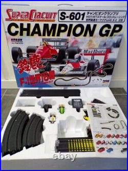 Vintage Tyco Super Circuit S-601 Champion GP Set Slot Car Track NMIB AFX