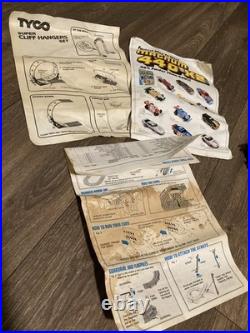 Vintage Tyco Super Cliff Hangers 22 Racing, Missing Cars, Untested