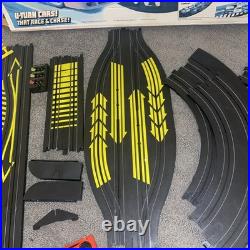 Vintage Tyco U Turn Chase In Box Slot Car Race Track With Cars Rare