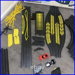 Vintage Tyco U Turn Chase In Box Slot Car Race Track With Cars Rare